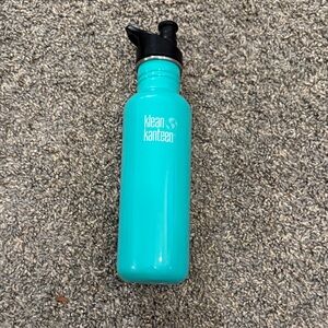Klean Kanteen Turquoise Water Bottle 27oz